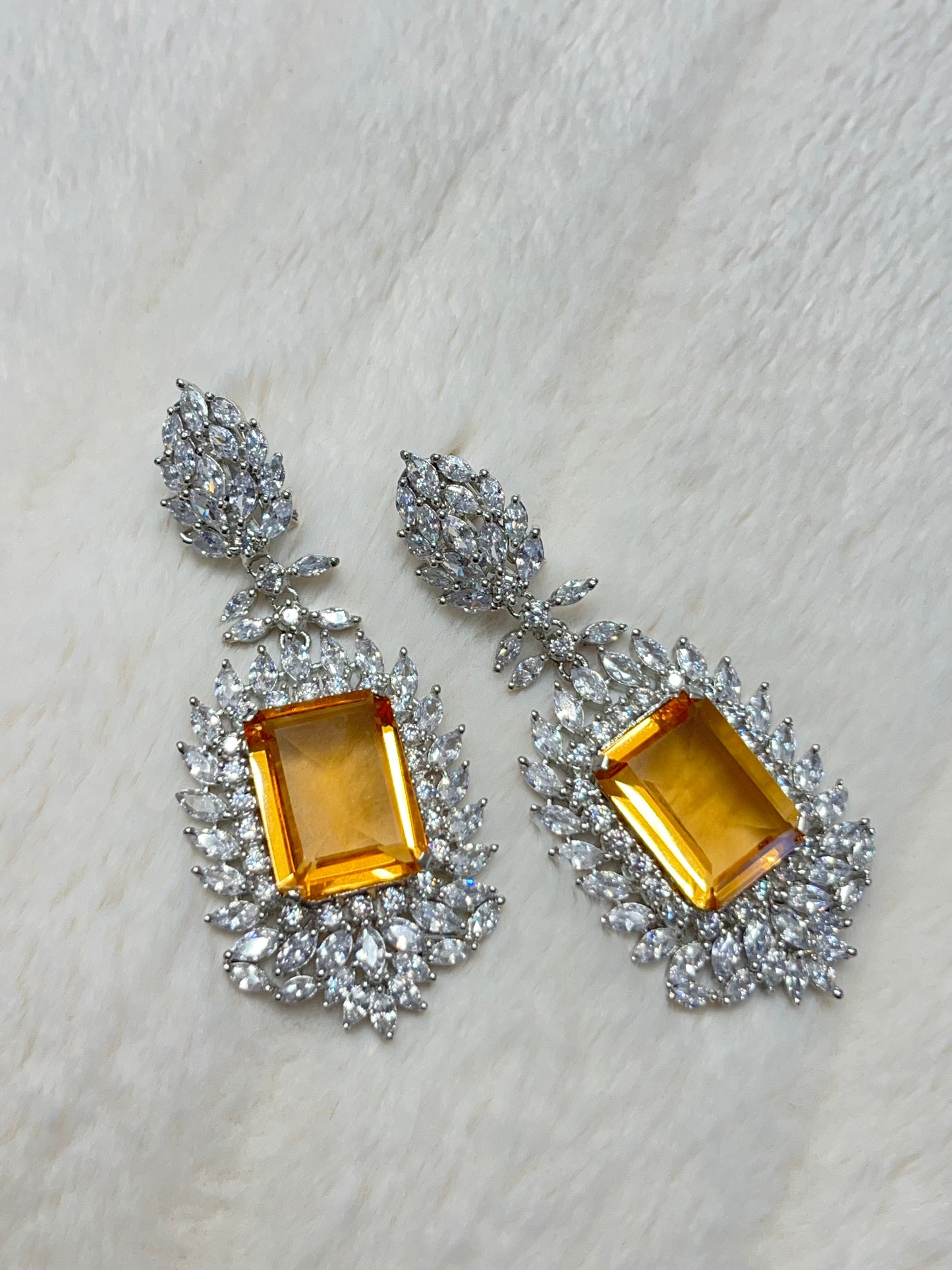 Topaz earrings