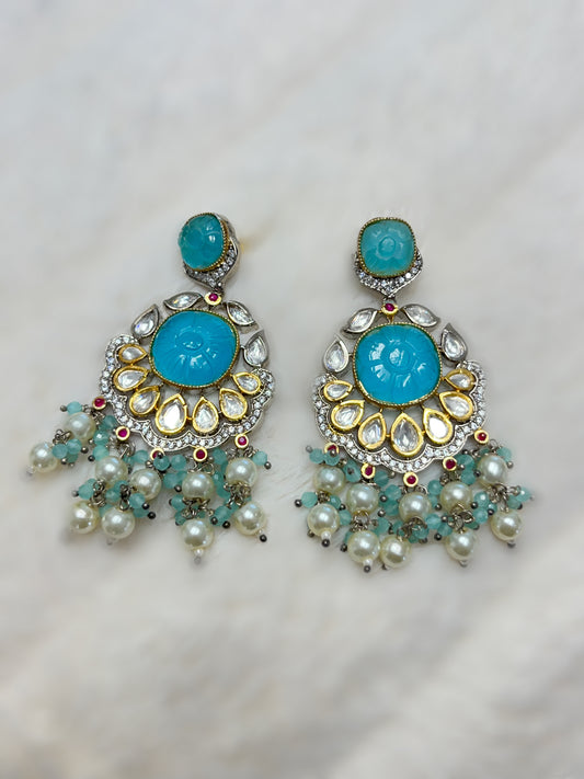 Blue earrings