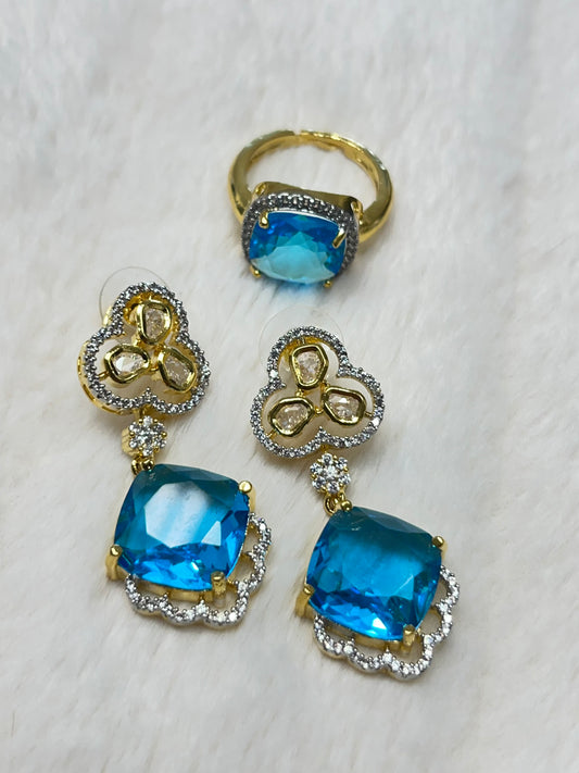 Small Earrings and Ring set