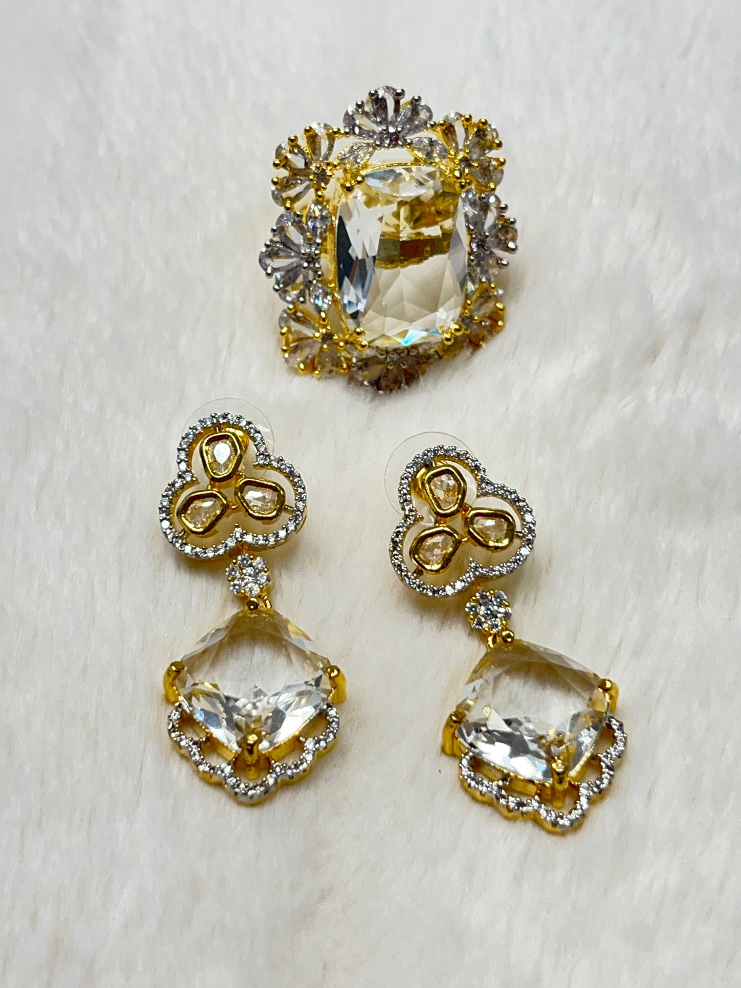 Small Earrings and Ring set