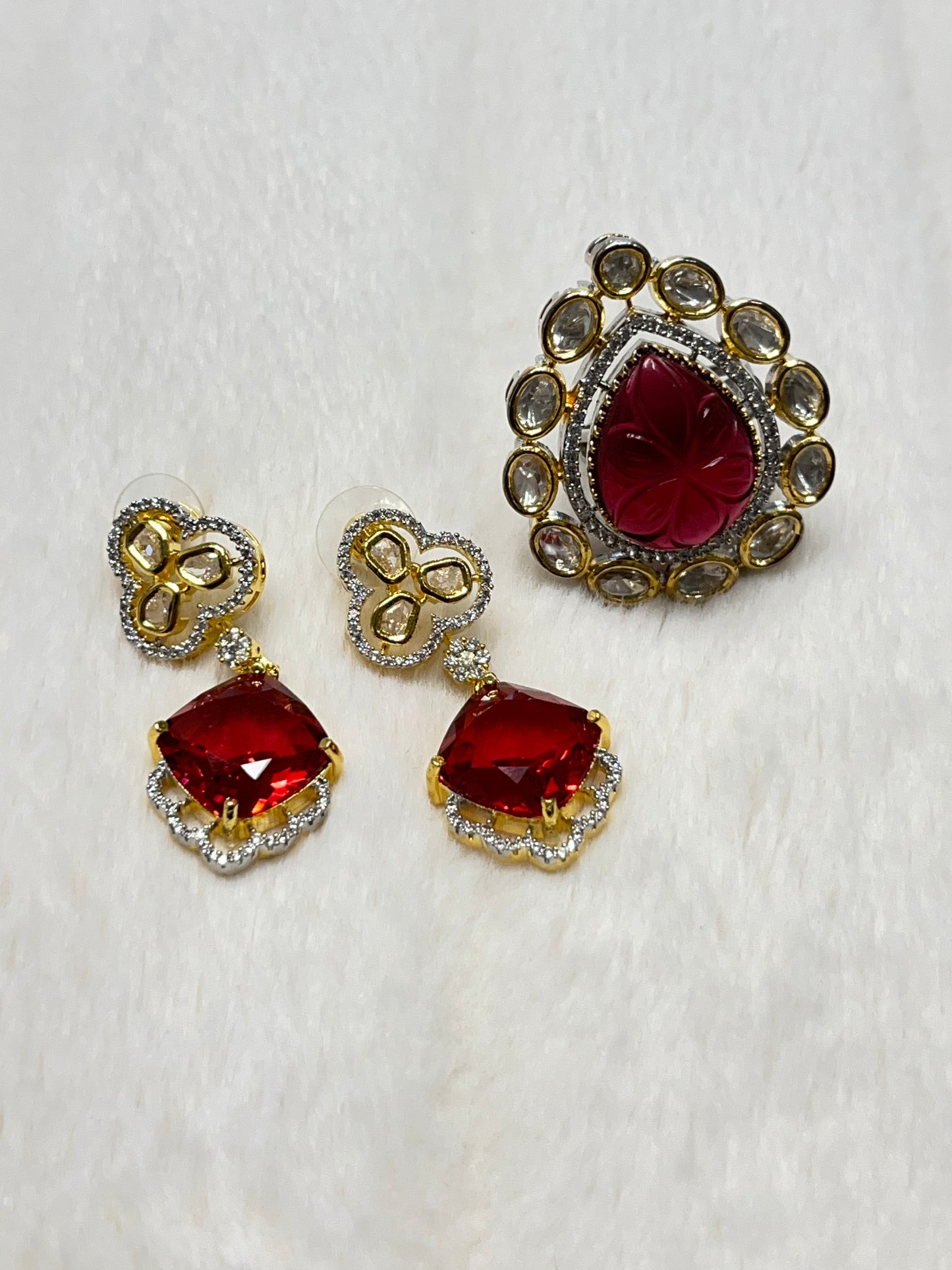 Small Earrings and Ring set