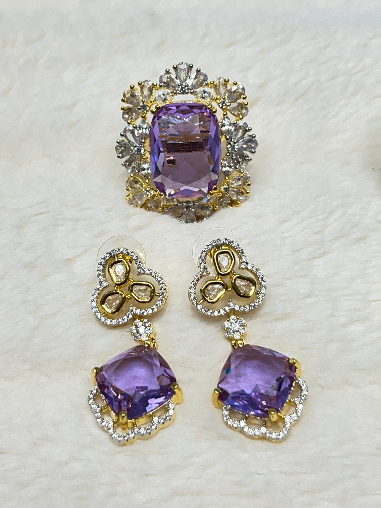 Small Earrings and Ring set